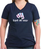 LGBTQ Transgender Black V-Neck t-shirt -Esprit de Corps (Pride)