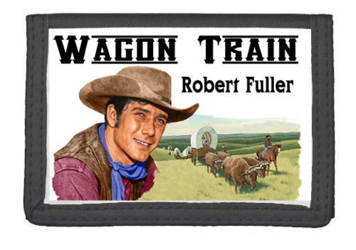 Robert Fuller Tri-fold wallet - Wagon Train - Coop. Designed by Twin Wranglers