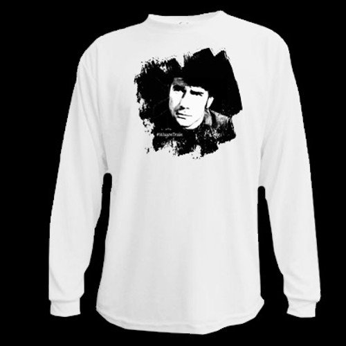 Robert Fuller -#WagonTrain - Long sleeved T-shirt