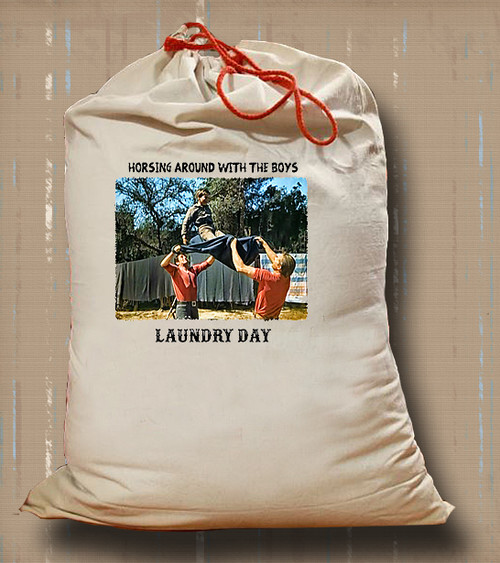 Laundry Bag-Horsing Around With The Boys