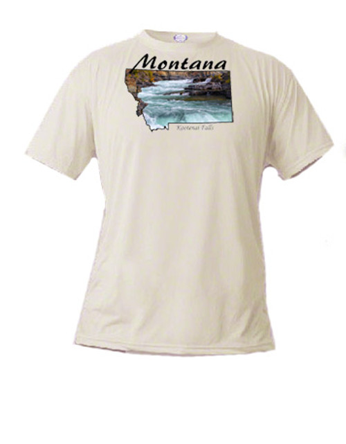 Montana  T-shirt Kootenai Falls, Libby, Montana