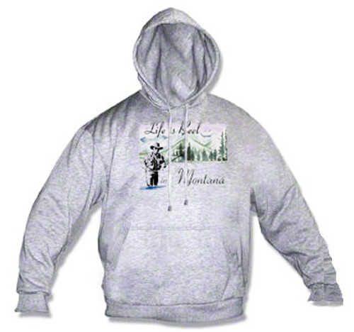 Montana hoodie - life is reel in Montana