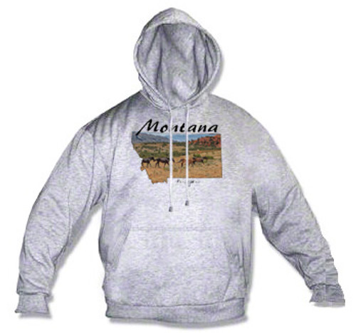 Montana hoodie - Pryor Mountain Wild horse range