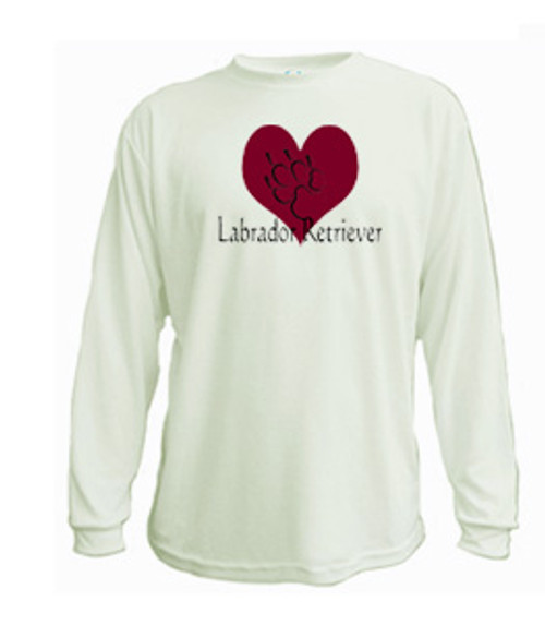 Long Sleeved t-shirt - I love Labrador Retrievers
