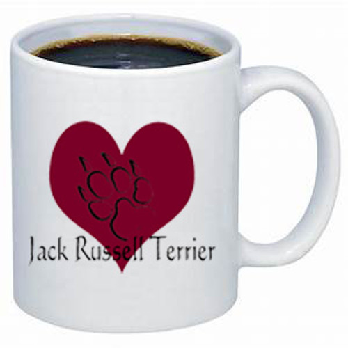 K9 Mug - Heart - Jack Russell Terrier