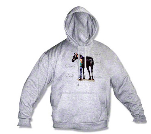 Percheron Draft Horse Hoodie - Reach New Heights