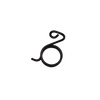 Honda Engines part 75118VL0C00 Spring R Stop Rtn Original OEM