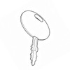 112-6115 - KEY-IGNITION - (TORO ORIGINAL OEM)
