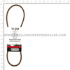 75-684 - BELT DRIVE TORO 91-2258 - OREGON -image3