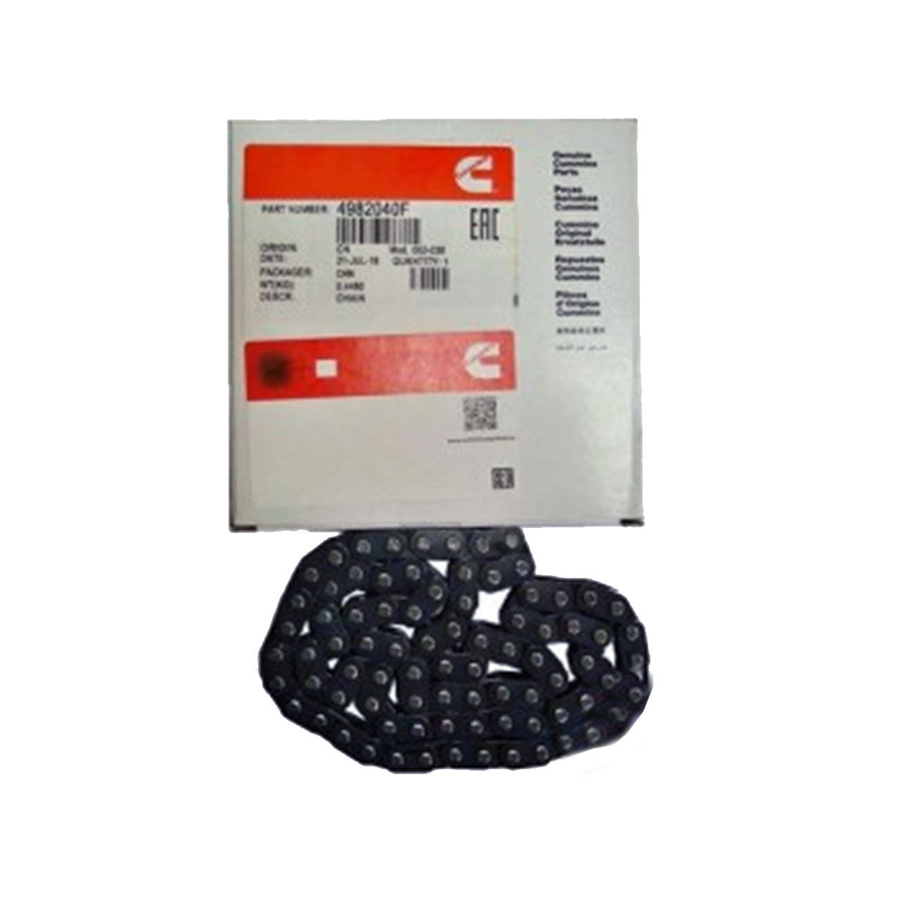 put CUMMINS 4982040 - CHAIN - Original OEM part | SEPD Mower Parts