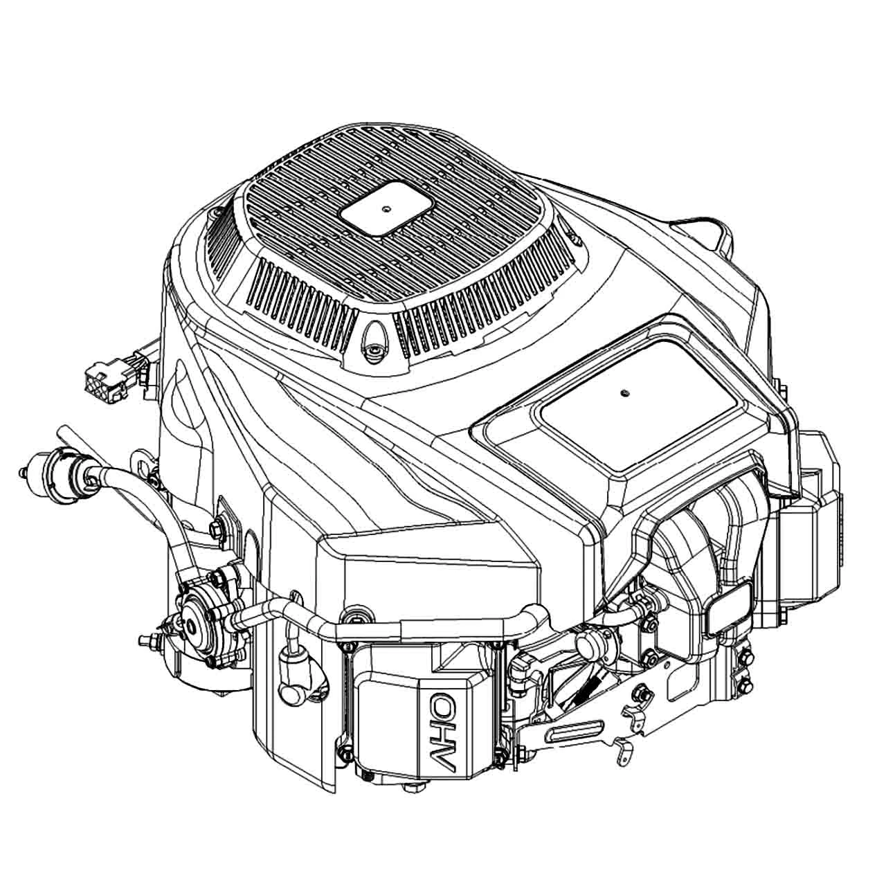 139-0603 ENGINE-2P77F (TORO ORIGINAL OEM) REPLACE THE Part 136-7816