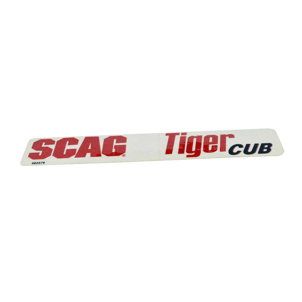 SCAG 482579 - DECAL SCAG TIGER CUB - Authentic part | SEPD Mower Parts