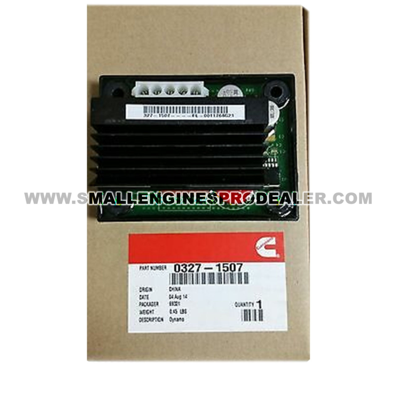 ONAN 327-1507 - DYNAMO GOVERNOR PRINTED CIRCUIT BOARD ASSEMBLY