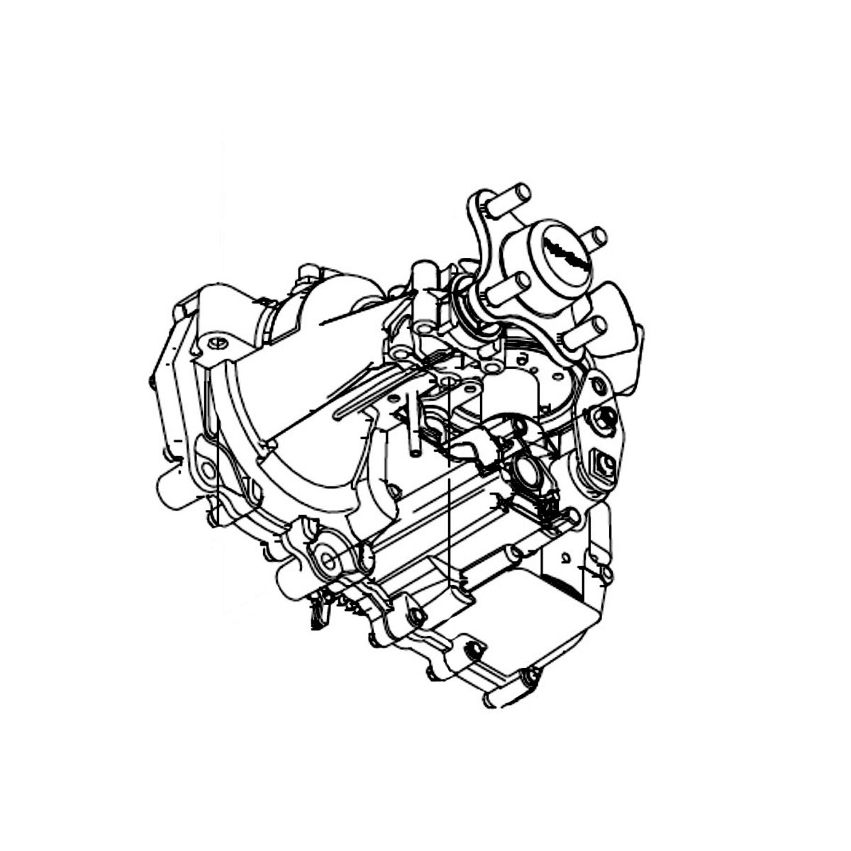 HUSTLER part 603091 - EZT, 19.2:1 RIGHT TRANS. Original OEM.