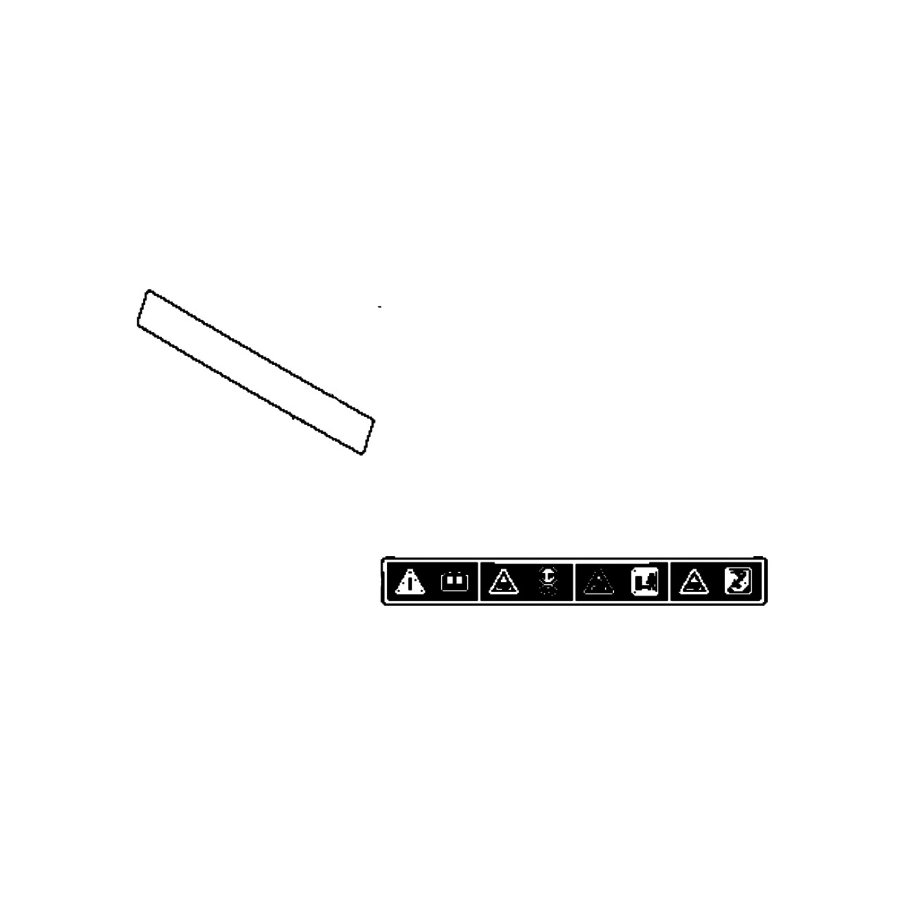 Husqvarna 586359701 - Label Warning P15 - Original OEM part