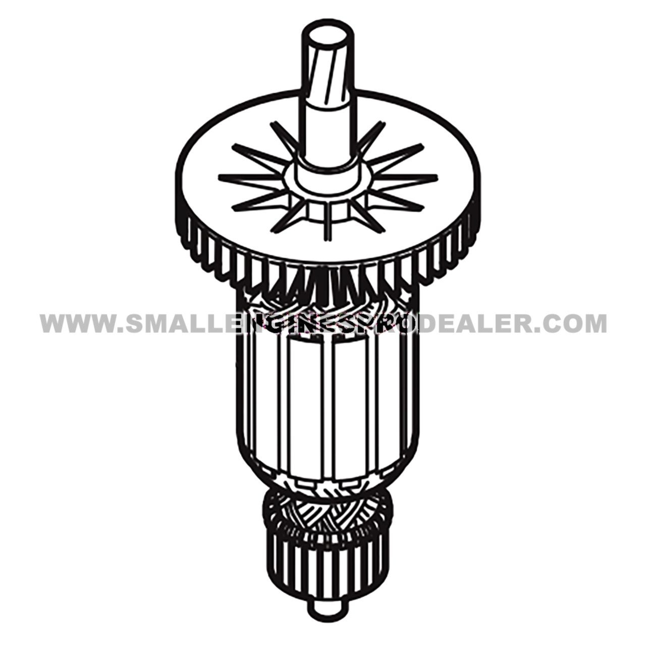 MAKITA 513696-3 - ARMATURE ASSEMBLY 115 VOLT HR4002 - Authentic