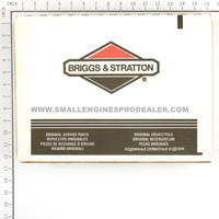 BRIGGS & STRATTON A/C-FILTER (4 X 394018S) 4135 - Image 4