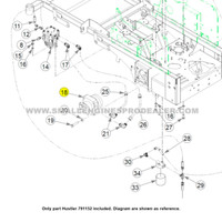 HUSTLER MOTOR WHITE CE-14 CCW 791152 - diagram