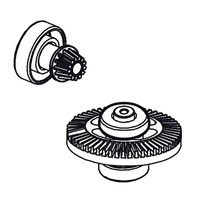 220100007 - OUTPUT GEAR AND PINION ASSEMBLY (HOMELITE ORIGINAL OEM)