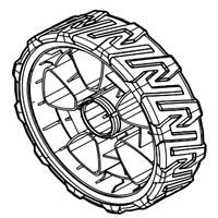 MAKITA 671-020-150 - WHEEL ASSY 7" XML03 - Image 2