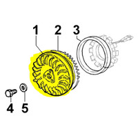 KOHLER ED0098816700-S - FLYWEEL WITH GEAR AND MAGNETE-image3