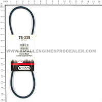75-335 - BELT PREMIUM WRAPPED 35 X 3/8 - OREGON - Image 3