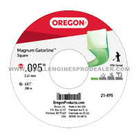 21-895 - GATORLINE SQ .095 3LB SPOOL - OREGON - Image 3