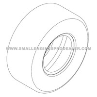 HUSTLER 605485 - TIRE, 22X9.5-10 LITEFOOT - Image 2  HUSTLER 605485 - TIRE, 22X9.5-10 LITEFOOT - Image 2