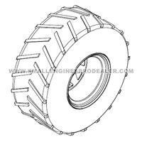 HUSTLER 604548 - TIRE/WHEEL ASSY 26X12-12 - Image 2