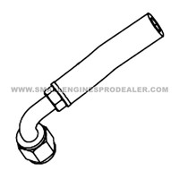 HUSTLER 606111 - LH PUMP SUCTION HOSE - Image 2