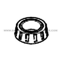 HUSTLER 606712 - BEARING, TAPERED ROLLER - Image 2