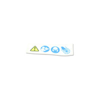 ECHO LABEL, CAUTION X505002080 - Image 1