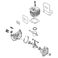 Shindaiwa SB1124 - Short Block T235(A) - Authentic OEM Part