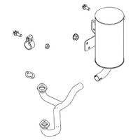 BRIGGS & STRATTON part 771127 - MUFFLER - (OEM part)