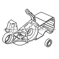 MAKITA 038-111-160 - CRANKCASE MAG. SIDE-RED - Image 2 MAKITA 038-111-160 - CRANKCASE MAG. SIDE-RED - Image 2