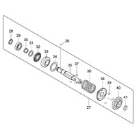 MAKITA 123939-1 - CLUTCH ASSY 4M - Image 1