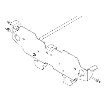 Husqvarna 582461206 - Bracket Anchor Cable Orange X6 - Original OEM part