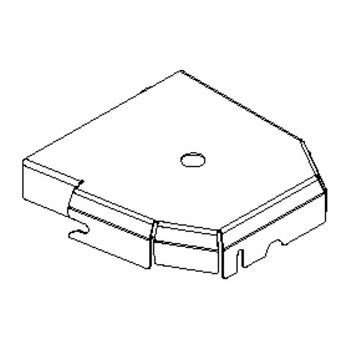 Husqvarna 590028102 - Cover Standon 48 Ccc Left Hand Pulley  - Original OEM part