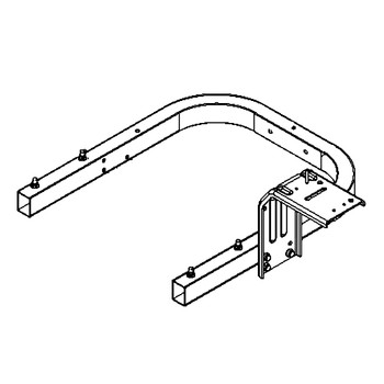 Husqvarna 586441008 - Frame Rear Tube Snapper Red X6 - Original OEM part