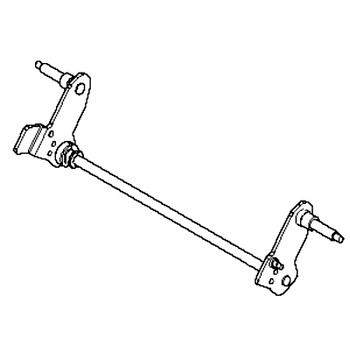 Husqvarna 593294301 - Wheel Axle Suspension Rear Le1 - Original OEM part