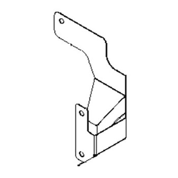 Husqvarna 591454603 - Guard Muffler Left - Black X4 - Original OEM part