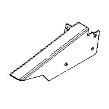 Husqvarna 582480803 - Panel Pnt Wedge Left Hand Orange - Original OEM part