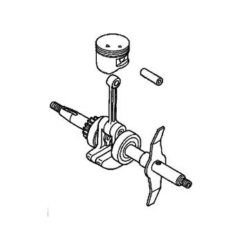 Honda Engines part 04103-ZM3-020 - Crankshaft Comp - Original OEM