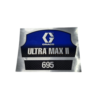 GRACO part 16X364 - LABEL,BRAND,ULTRAMAXII,695,FRONT - OEM part