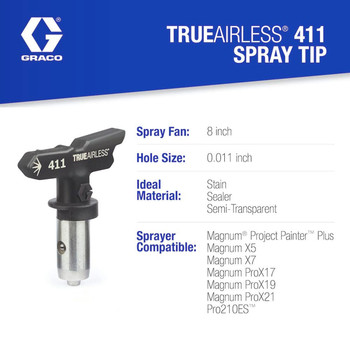 GRACO part TRU411 - TIP SPRAY TRUEAIRLESS (411) - OEM part - Image 1