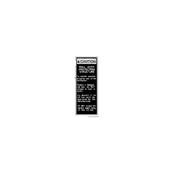 BRIGGS & STRATTON DECAL CAUTION ROPS 7100170YP - Image 1