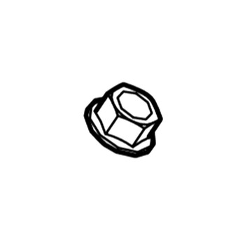ECHO YH450000250 - NUT, NYLOC FLANGE - Authentic OEM part