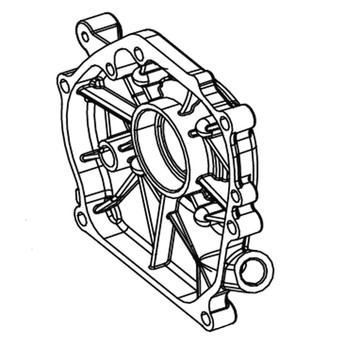 ECHO YH458000830 - COVER, CRANKCASE - Authentic OEM part
