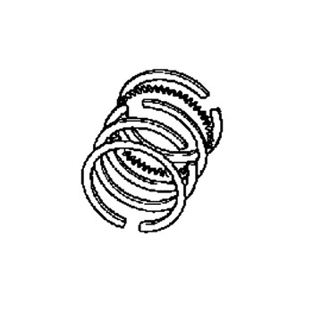 Honda Engines part 13011-ZY3-000 - Ring Set (Os 0.25) - Original OEM - NO LONGER AVAILABLE