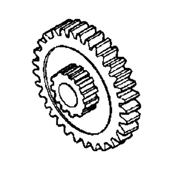 Honda Engines part 23521-752-000 - Gear (39Teeth) - Original OEM  ** SUPERSEDED TO 04206-752-000 **